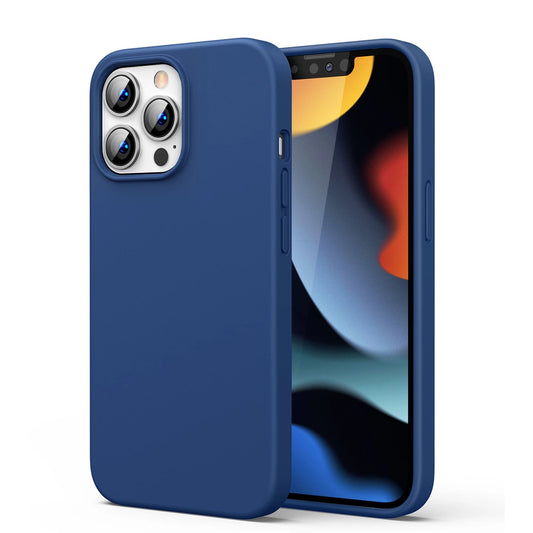 Ugreen Protective Silicone Case rubber flexible silicone case cover for iPhone 13 Pro Max blue_0