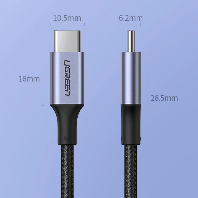 Ugreen US316 90120 USB-C - USB-C PD QC FCP cable 100W 5A 480Mb/s 3m - gray_12