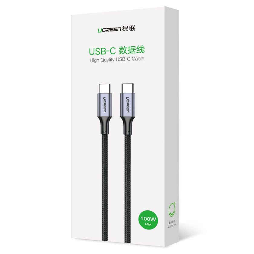 Ugreen US316 90120 USB-C - USB-C PD QC FCP cable 100W 5A 480Mb/s 3m - gray_4