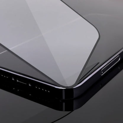 Wozinsky Set of 2x Super Durable Full Glue Tempered Glass Screen Protector with Frame Case Friendly iPhone 17e / 16e, iPhone 14, iPhone 13 Pro / iPhone 13 Black_2