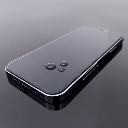 Wozinsky Set of 2x Super Durable Full Glue Tempered Glass Screen Protector with Frame Case Friendly iPhone 17e / 16e, iPhone 14, iPhone 13 Pro / iPhone 13 Black_7