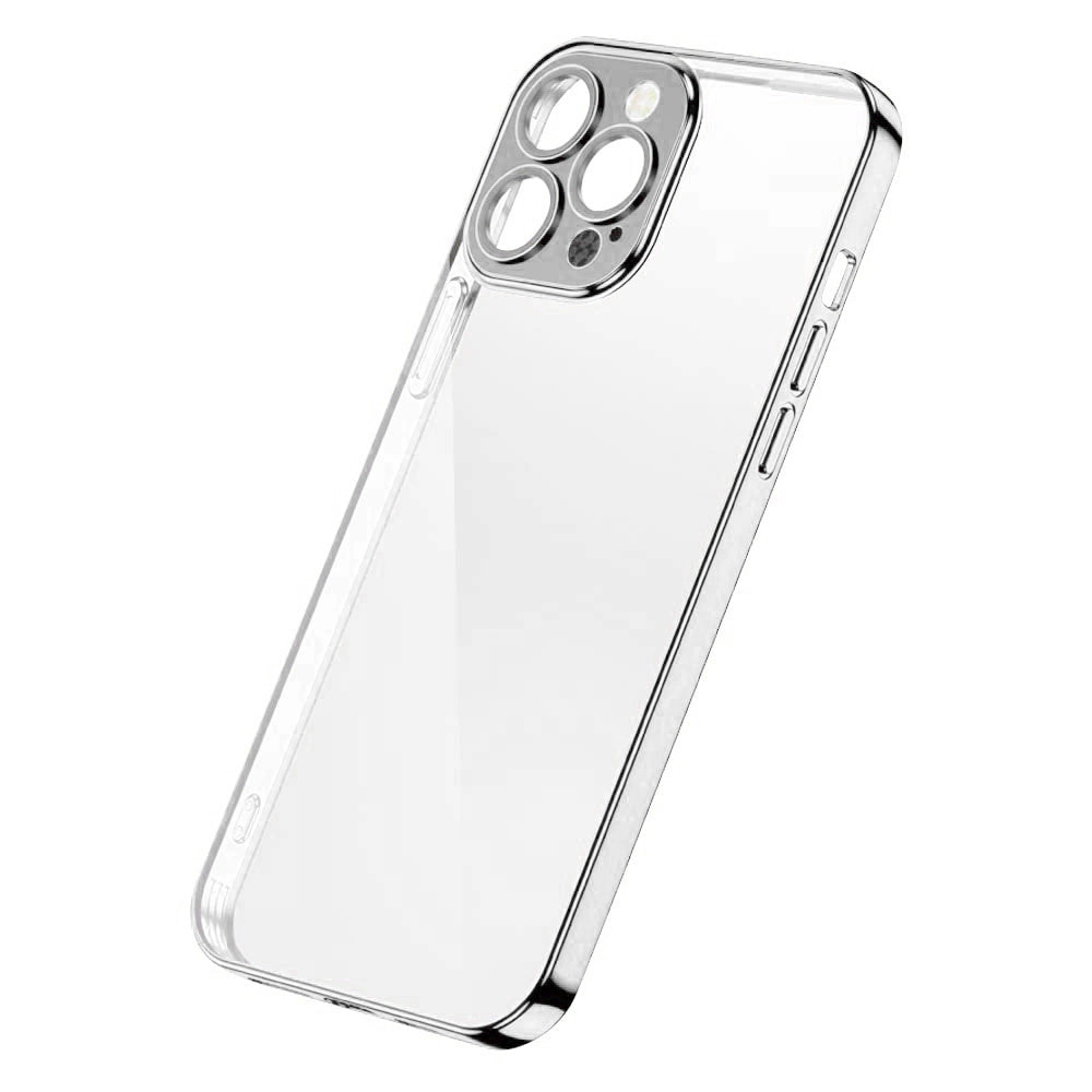Joyroom Chery Mirror Case Cover for iPhone 13 Pro Metallic Frame Silver (JR-BP908 silver)_0