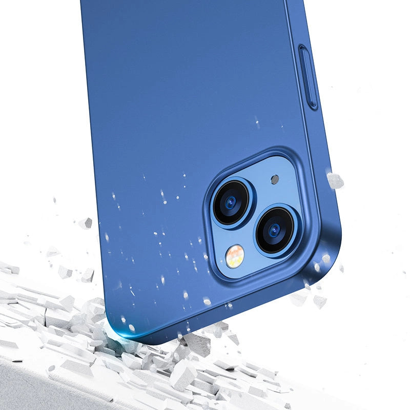 Joyroom 360 Full Case front and back cover for iPhone 13 + tempered glass screen protector blue (JR-BP927 blue)_5