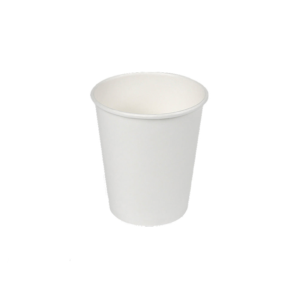 Pack de 50 unid. copo papelÃ£o branco 200cc best products green_0