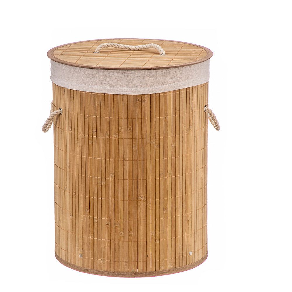 Cesto da roupa bambu 35x35x50cm caison_0
