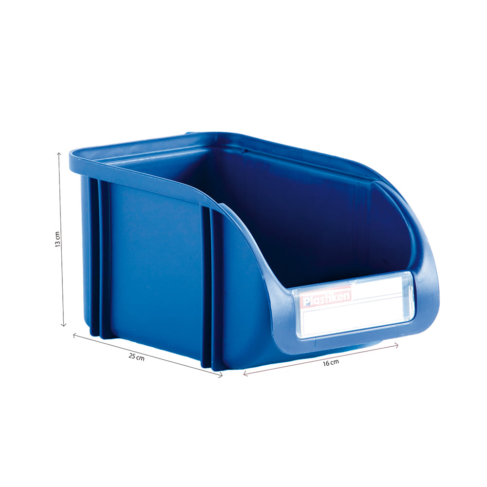 Gaveta empilhÃ¡vel de 16cm cor titanium azul_0