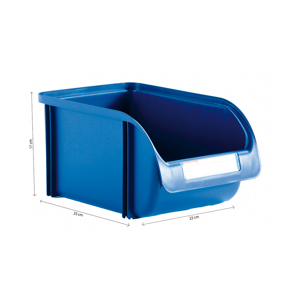 Gaveta empilhÃ¡vel de 22cm cor titanium azul_0