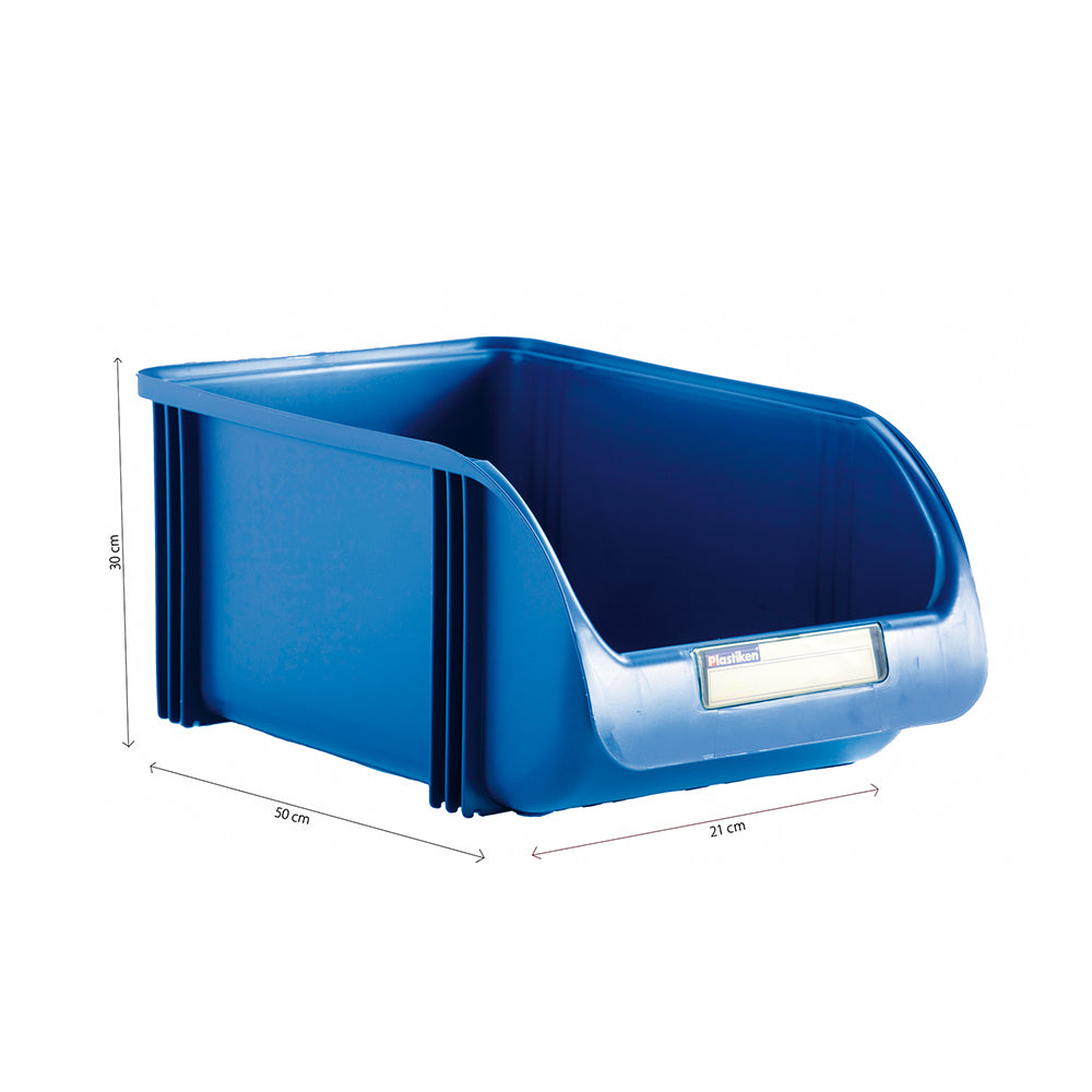 Gaveta empilhÃ¡vel de 30cm cor titanium azul_0