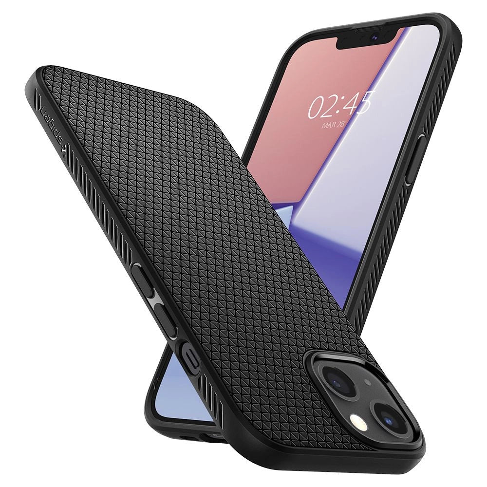 Spigen Liquid Air Case for iPhone 13 mini - Matte Black_23