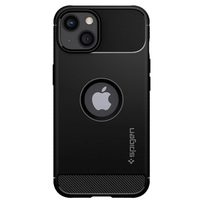 Spigen Rugged Armor iPhone 13 Case - Matte Black_1