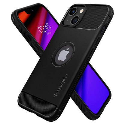 Spigen Rugged Armor iPhone 13 Case - Matte Black_6