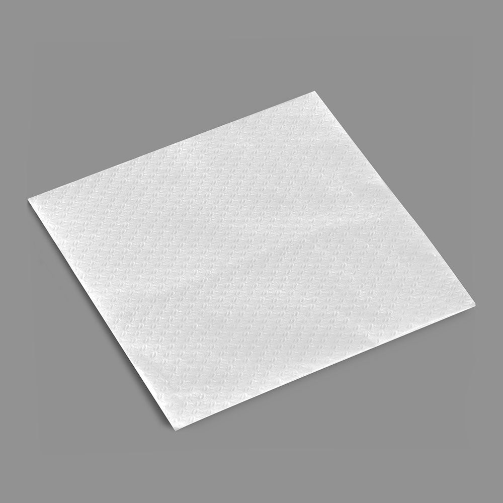 Saco com 80 guardanapos brancos de papel de 1 capa 30x30cm_0