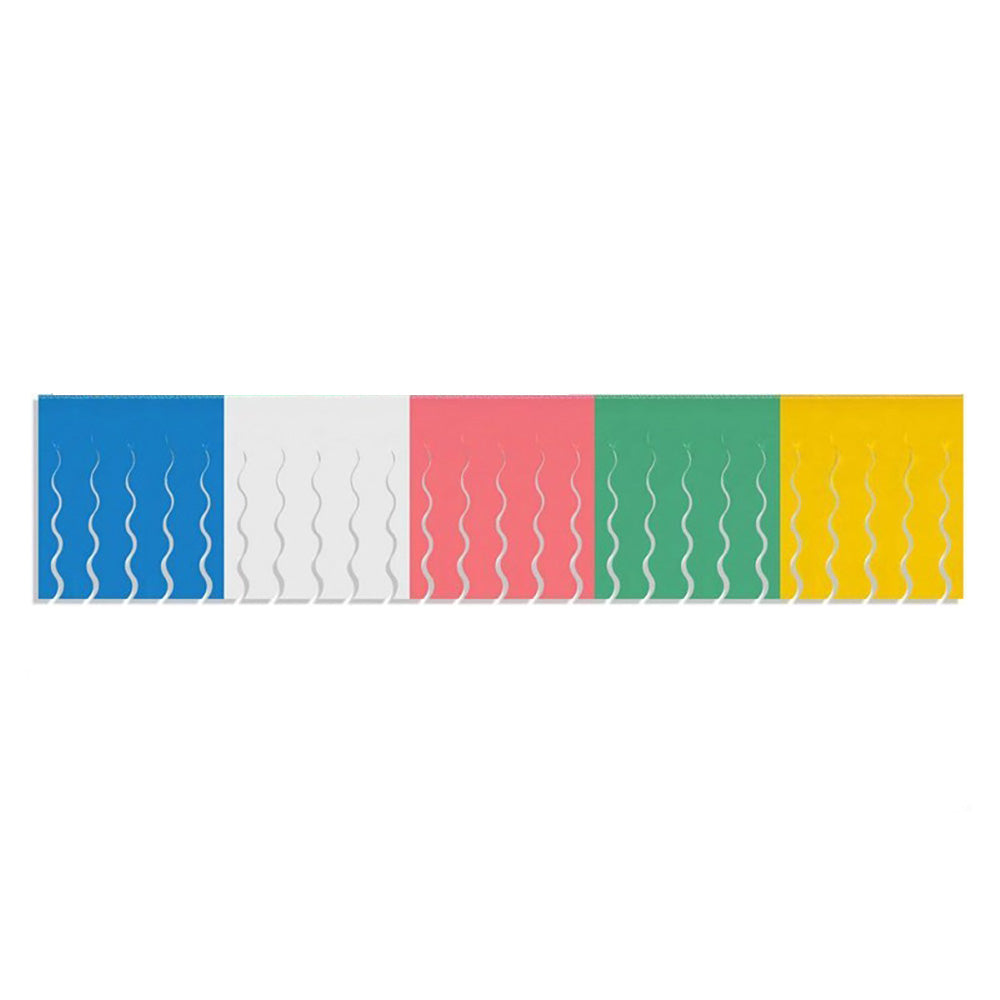 Bandeira franjas plÃ¡stico multicor party products_0