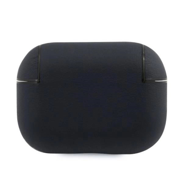 BMW BMAPSSLNA AirPods Pro cover granatowy/navy Geniune Leather Silver Logo_1