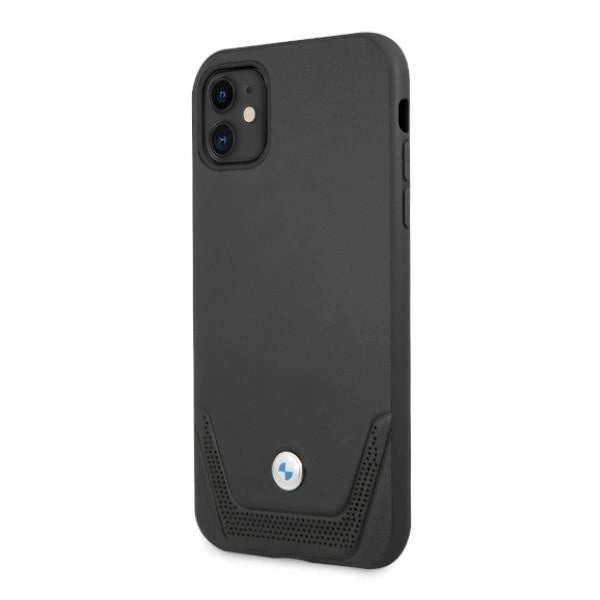 Etui BMW BMHCN61RSWPK iPhone 11 6,1" / Xr czarny/black hardcase Leather Perforate_1
