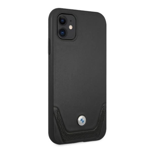 Etui BMW BMHCN61RSWPK iPhone 11 6,1" / Xr czarny/black hardcase Leather Perforate_3