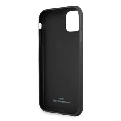 Etui BMW BMHCN61RSWPK iPhone 11 6,1" / Xr czarny/black hardcase Leather Perforate_6