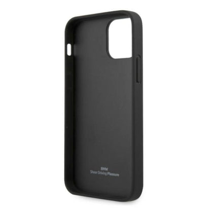 Etui BMW BMHCP12LRCDPK iPhone 12 Pro Max 6,7" czarny/black hardcase Leather Deboss_6