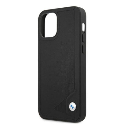 Etui BMW BMHCP12MRCDPK iPhone 12/12 Pro 6,1" czarny/black hardcase Leather Deboss_5