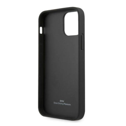 Etui BMW BMHCP12MRSCSK iPhone 12/12 Pro 6,1" czarny/black hardcase Leather Perforate Sides_6