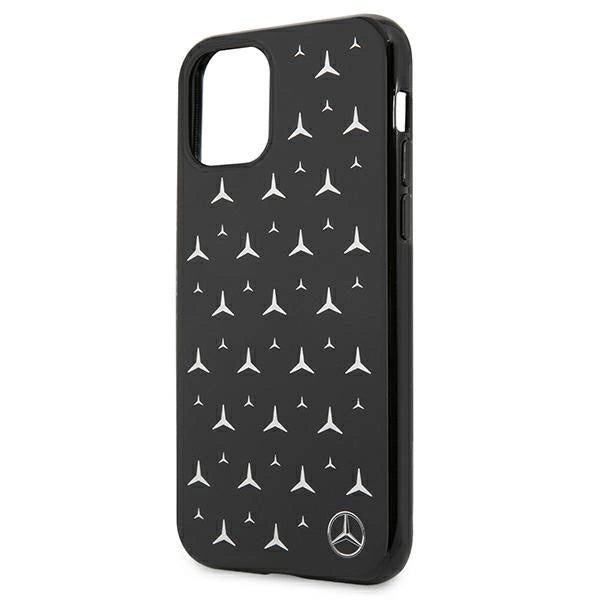Mercedes MEHCN61ESPBK iPhone 11 6,1" / Xr czarny/black hardcase Silver Stars Pattern_2