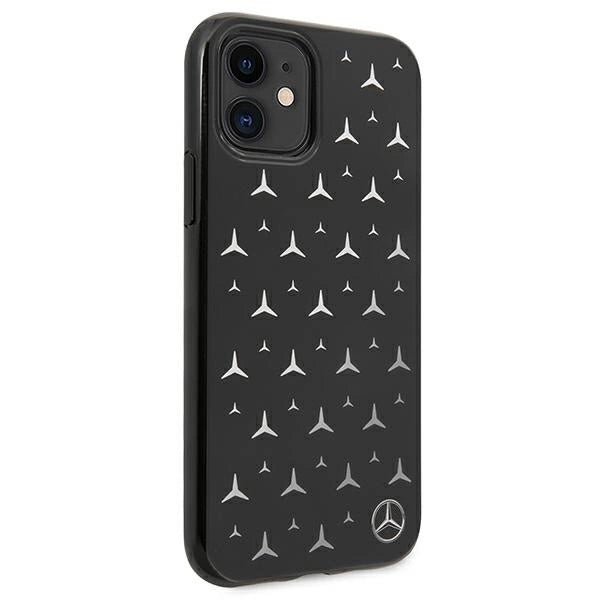 Mercedes MEHCN61ESPBK iPhone 11 6,1" / Xr czarny/black hardcase Silver Stars Pattern_4