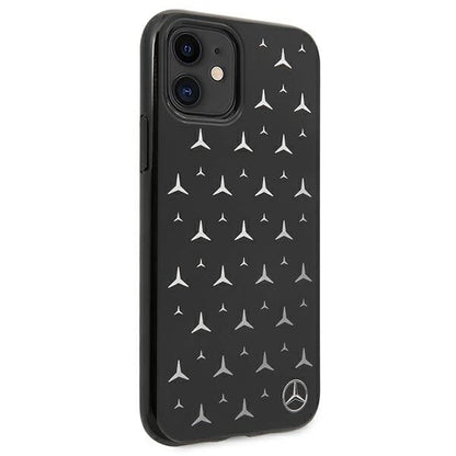 Mercedes MEHCN61ESPBK iPhone 11 6,1" / Xr czarny/black hardcase Silver Stars Pattern_4