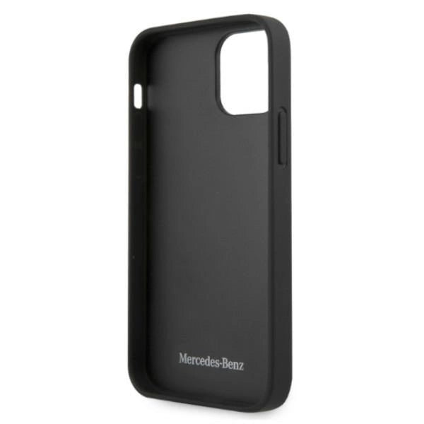 Mercedes MEHCP12LCDOBK iPhone 12 Pro Max 6,7" czarny/black hardcase Leather Perforated Area_6
