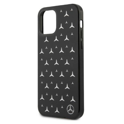Mercedes MEHCP12LESPBK iPhone 12 Pro Max 6,7" czarny/black hardcase Silver Stars Pattern_5