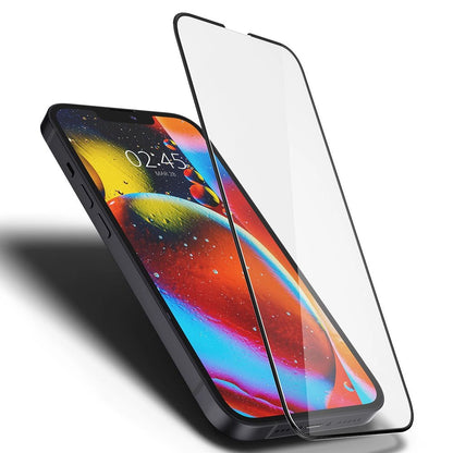 Spigen Glass FC Tempered Glass for iPhone 13 / 13 Pro / 14 - Black_5