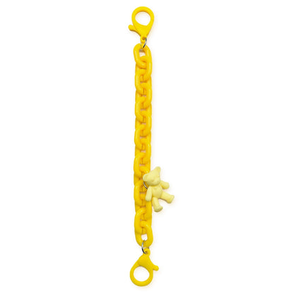 Color Chain (rope) colorful chain phone holder pendant for backpack wallet yellow_0