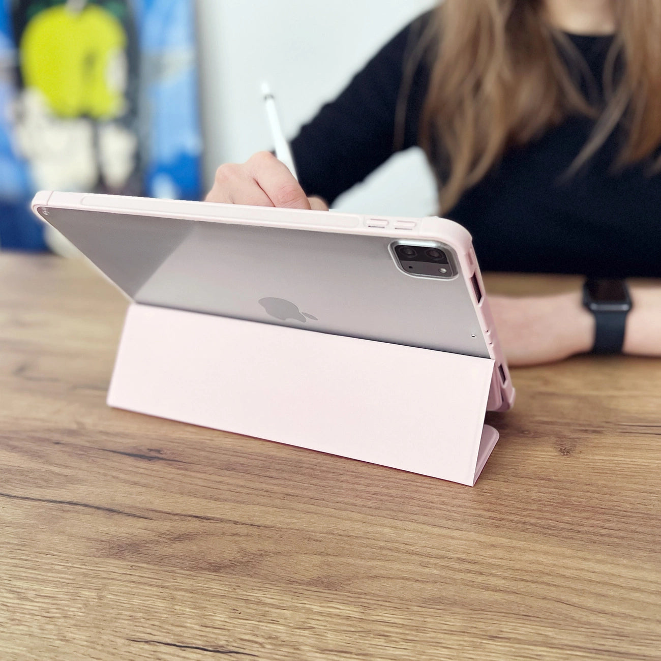 Stand Tablet Case Smart Cover case for iPad Pro 12.9 &#39;&#39; 2021/2020 with stand function green_12
