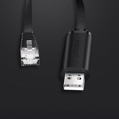 Ugreen console cable USB - Ethernet RJ45 1.5m black (CM204)_7