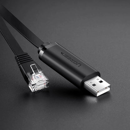 Ugreen console cable USB - Ethernet RJ45 1.5m black (CM204)_8
