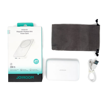 Powerbank Joyroom JR-W020 20W 10000mAh MagSafe + USB-A - USB-C cable 0.25m - white_9