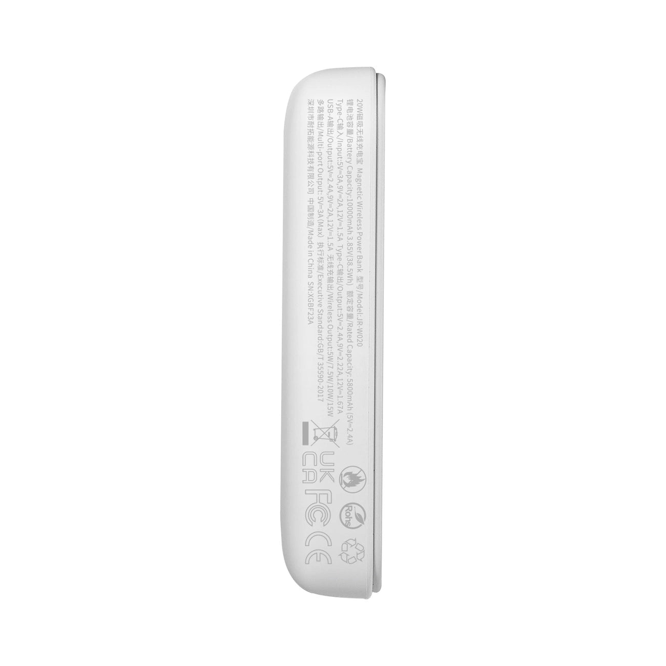 Powerbank Joyroom JR-W020 20W 10000mAh MagSafe + USB-A - USB-C cable 0.25m - white_5