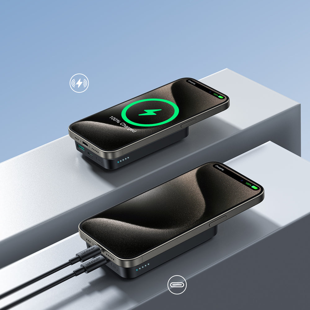 Joyroom JR-W020 20W 10000mAh MagSafe Power Bank + USB-C - USB-C 0.25m Cable - Black_10