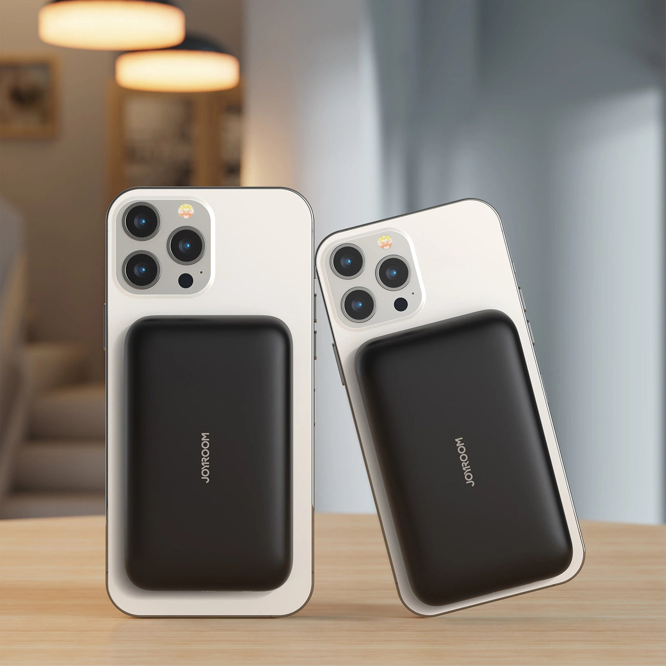 Powerbank Joyroom JR-W020 20W 10000mAh MagSafe + USB-A - USB-C cable 0.30m - black_3