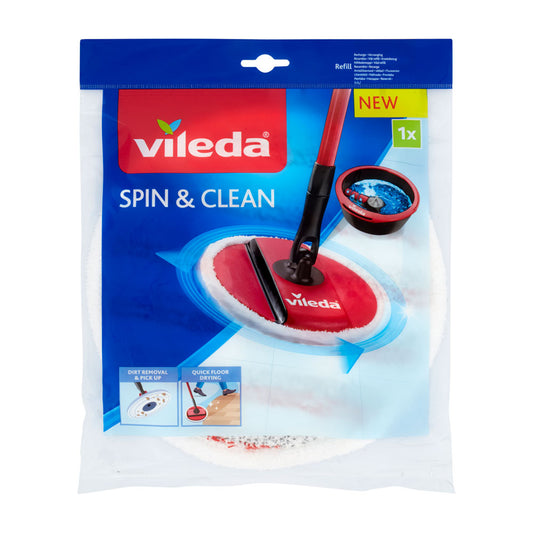 Sobresselente esfregona giratoria spin & clean 161822 vileda_0