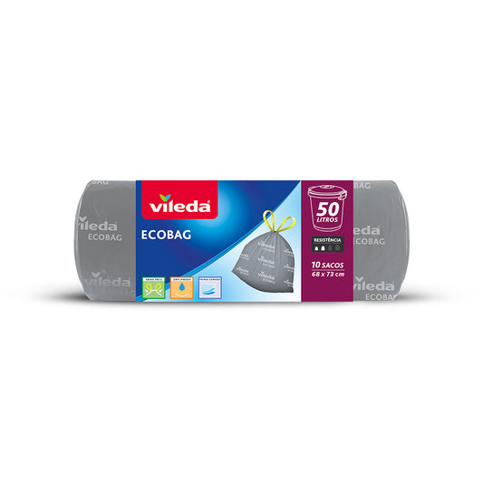 Saco para lixo ecobag 50l (10 sacos) 151988 vileda_0