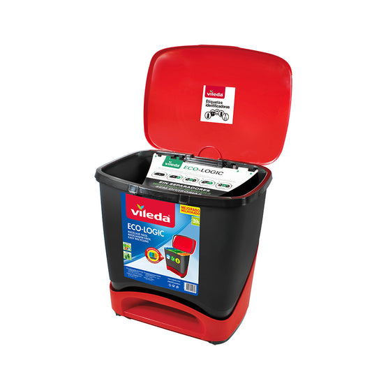Caixote para reciclagem 142239 vileda (nÃ£o inclui separadores)_0