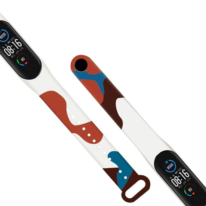 Strap Moro band for Xiaomi Mi Band 5 / 6 silicone strap watch bracelet pattern 8_2