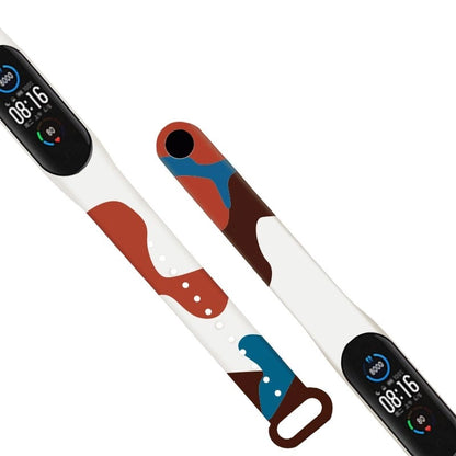 Strap Moro band for Xiaomi Mi Band 5 / 6 silicone strap watch bracelet pattern 8_2