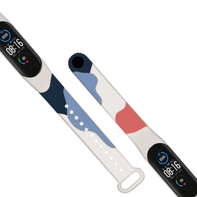 Strap Moro Wristband for Xiaomi Mi Band 6 / Mi Band 5 Silicone Strap Camo Watch Bracelet (10)_2