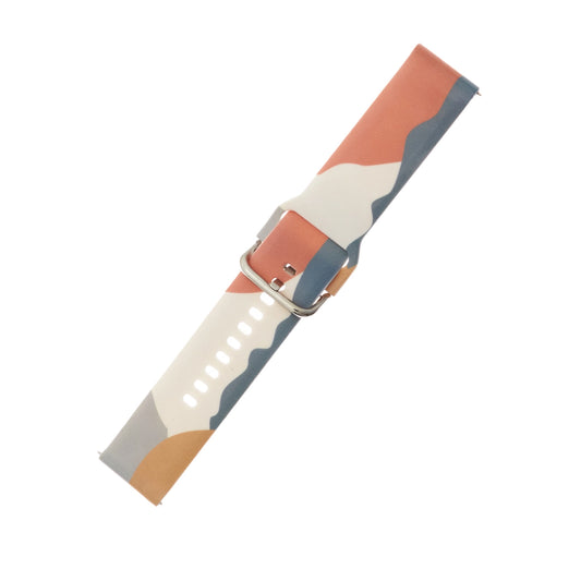 Strap Moro for Samsung Galaxy Watch 40 / 41 / 42 / 43 / 44 mm silicone bracelet watch band - pattern 15_0