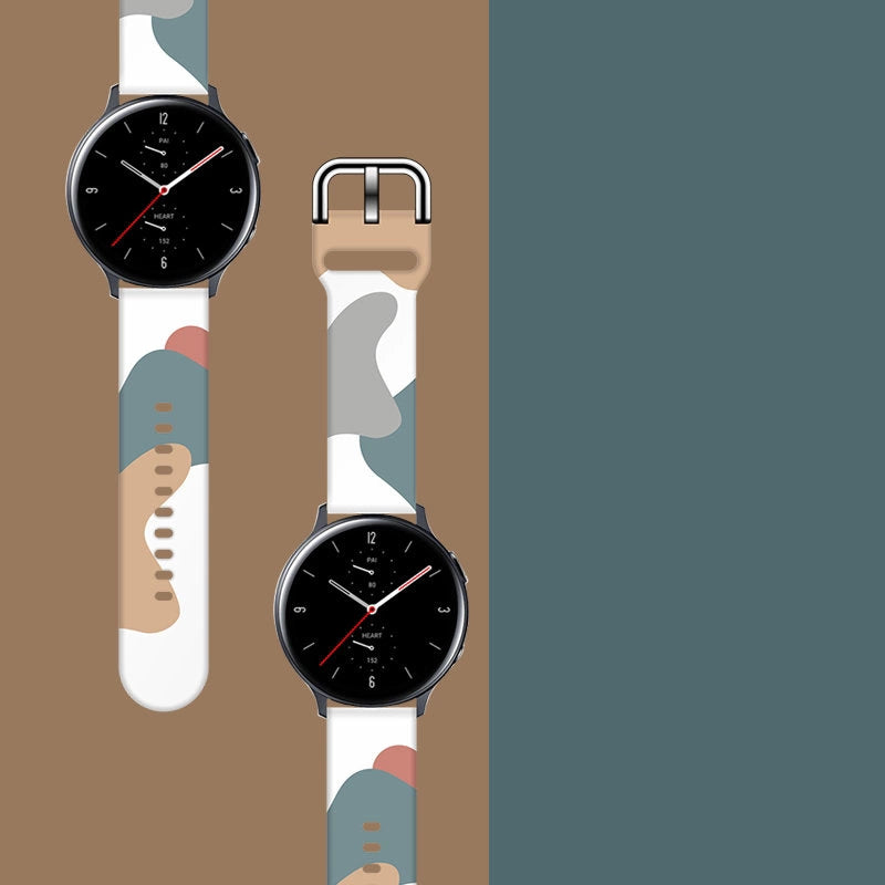 Strap Moro Band For Samsung Galaxy Watch 46mm Silicone Strap Watch Bracelet Pattern 2_2