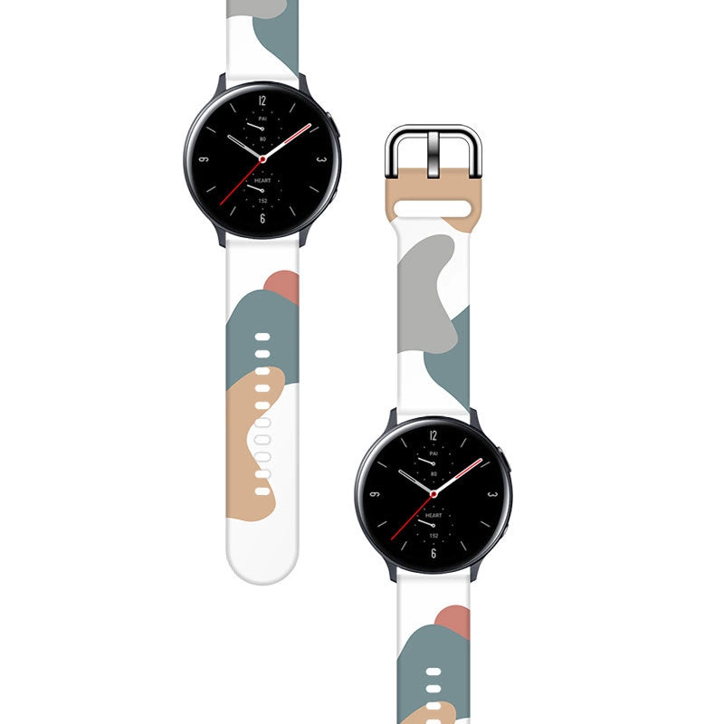 Strap Moro for Samsung Galaxy Watch 45 / 46 / 47 mm silicone bracelet watch band - pattern 2_1
