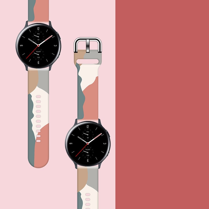 Strap Moro for Samsung Galaxy Watch 45 / 46 / 47 mm silicone bracelet watch band - pattern 15_2