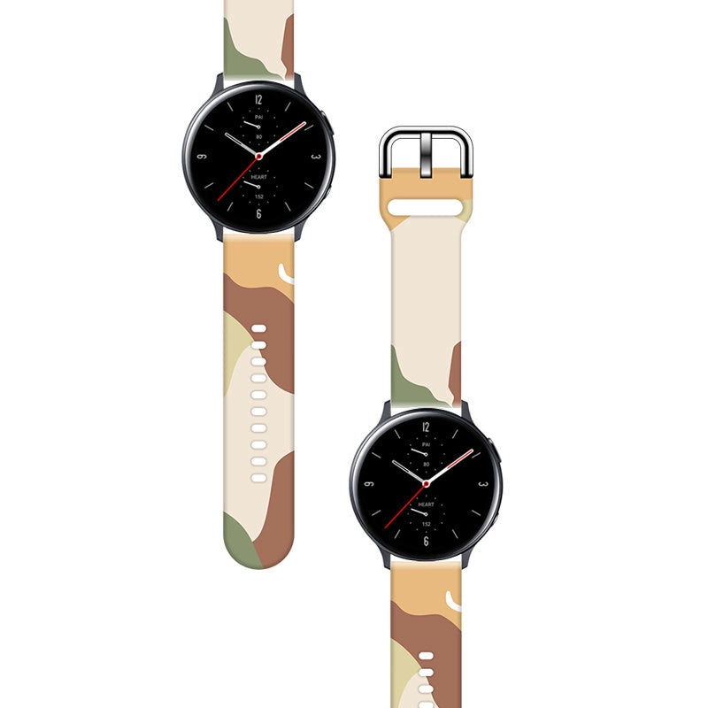 Strap Moro for Samsung Galaxy Watch 45 / 46 / 47 mm silicone bracelet watch band - pattern 16_1