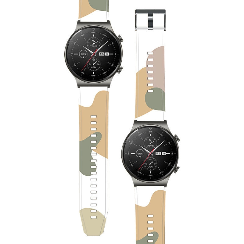 Strap Moro Band For Huawei Watch GT2 Pro Silicone Strap Camo Watch Bracelet (7)_1